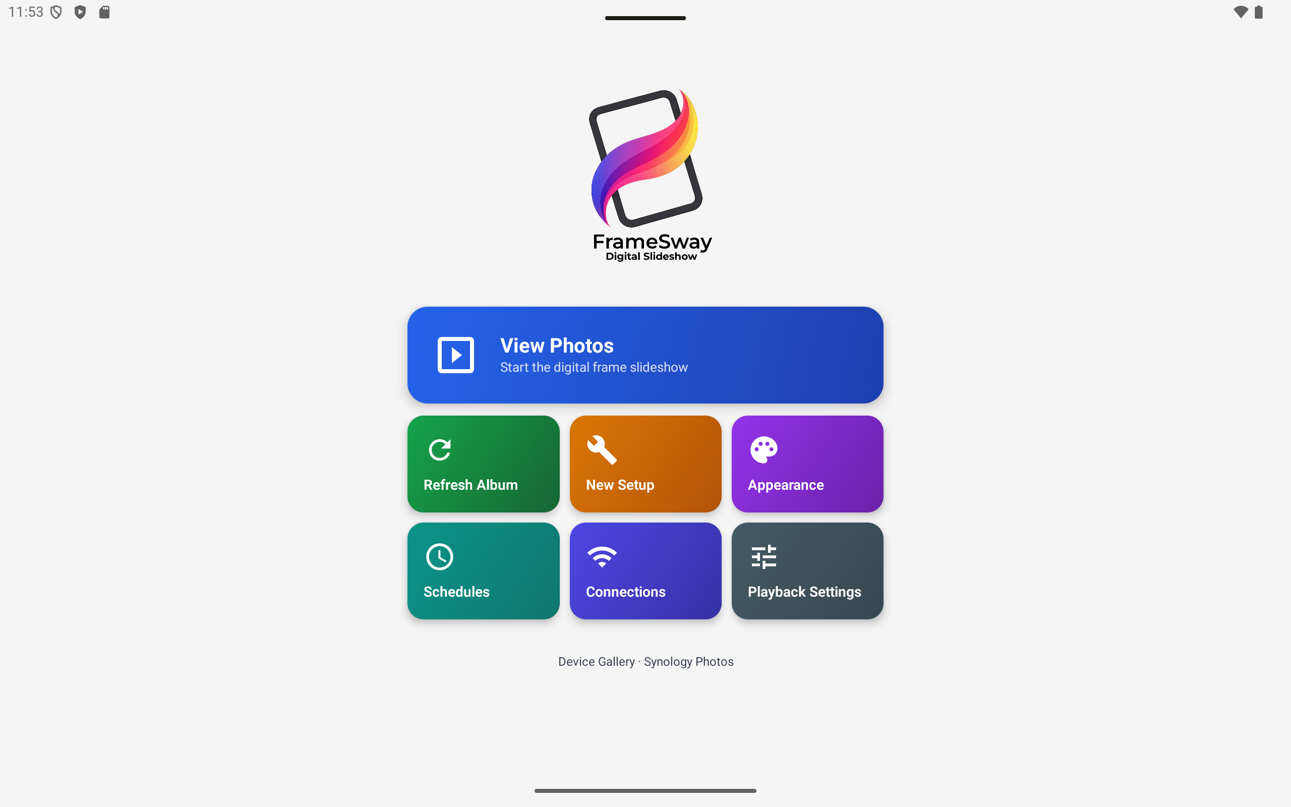 Simple Home Screen